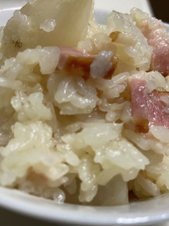 大根とベーコンの炊き込みご飯-レシピのメイン写真
