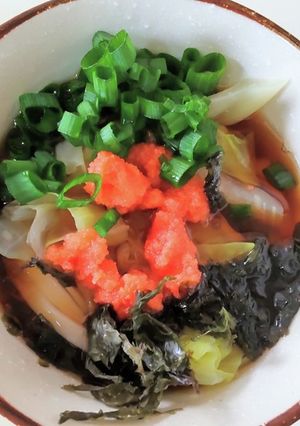 キャベツが主役☆タラコキャベツうどん♪-レシピのメイン写真