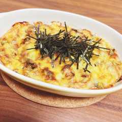 รูปของ 納豆と豆腐のグラタン！