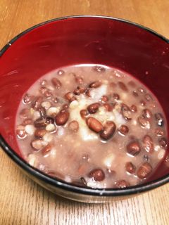 白だし小豆粥-レシピのメイン写真