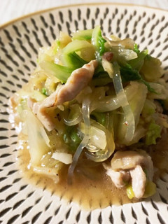 白菜と豚肉の中華風炒め☆春雨入り-レシピのメイン写真