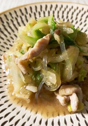 白菜と豚肉の中華風炒め☆春雨入り-レシピのメイン写真