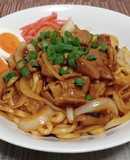 超簡単！B級グルメ！ホルモンうどん！！