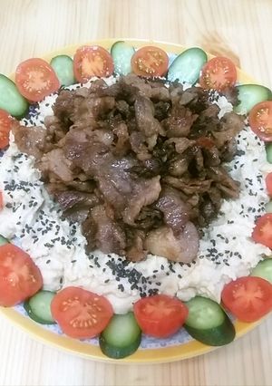 トルコ料理フムスケバブ(ひよこ豆と牛肉)-レシピのメイン写真