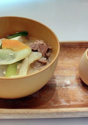 親父特製本だし豚汁-レシピのメイン写真
