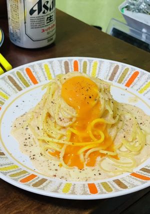 生クリーム不使用　明太子クリームパスタ-レシピのメイン写真