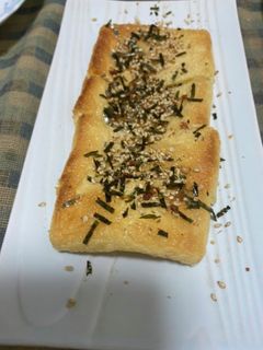 油揚げにふりかけ-レシピのメイン写真