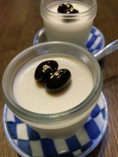 緑川の酒粕ムース 黒豆添え-レシピのメイン写真