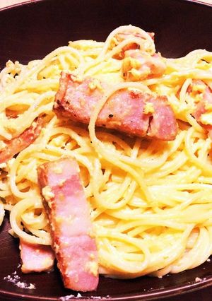 カルボナーラ-レシピのメイン写真