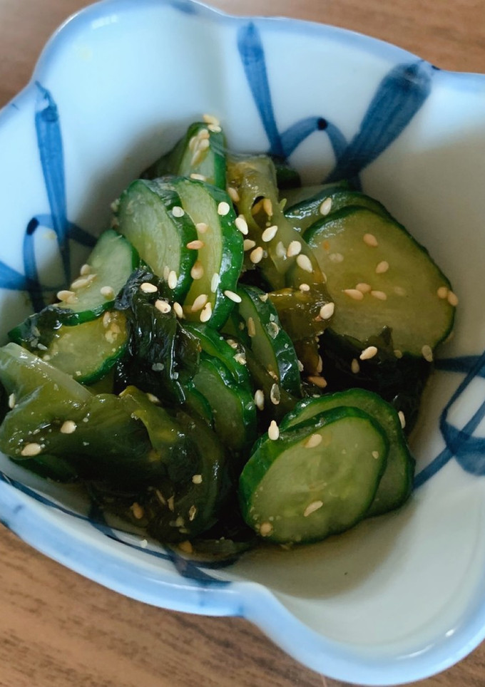 きゅうりとわかめの酢の物-レシピのメイン写真