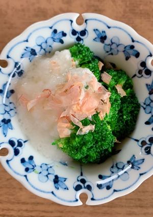 ブロッコリーの山かけ-レシピのメイン写真