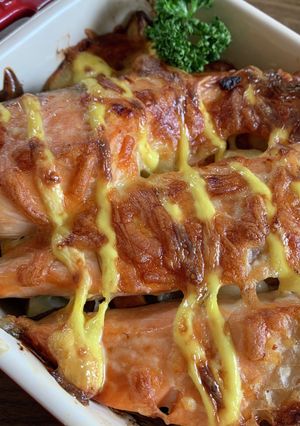 サーモンのポテサラマヨチーズ焼き-レシピのメイン写真