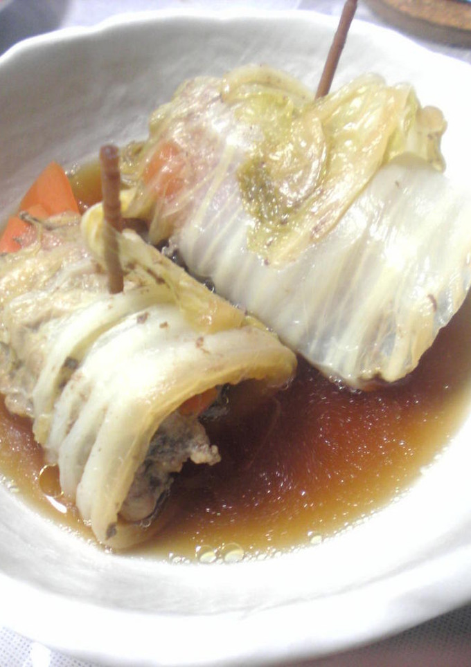 白菜と豚肉の巻き巻き-レシピのメイン写真