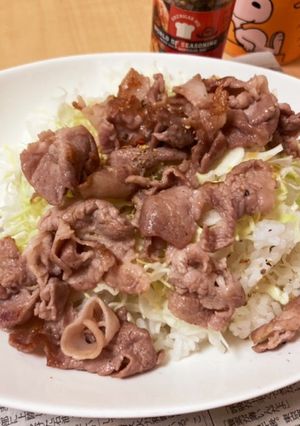 【1人暮らし】限界焼肉丼-レシピのメイン写真