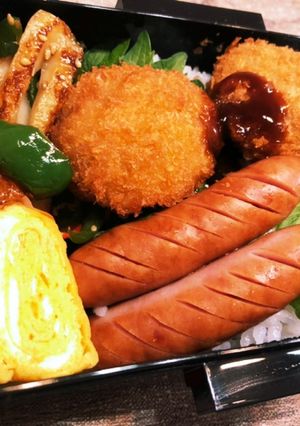 メンチカツ弁当　111-レシピのメイン写真