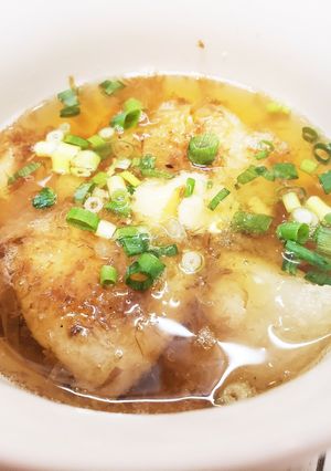 じゅわっとだし染みる餅スープ-レシピのメイン写真
