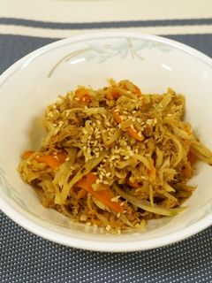 切り干し大根とごぼうのツナ炒め-レシピのメイン写真