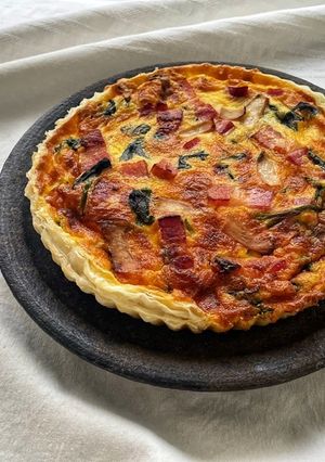 ほうれん草とベーコンのキッシュ-レシピのメイン写真