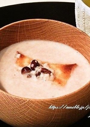 甘酒とミルクのおしるこ-レシピのメイン写真