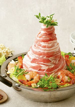 火鍋風肉タワー鍋-レシピのメイン写真