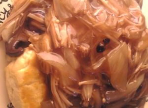 しいたけとえのきだけと玉葱のあんかけ豆腐-レシピのメイン写真