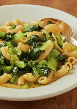 くたくた葉野菜のオイルパスタ-レシピのメイン写真
