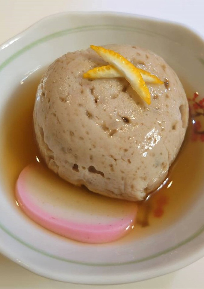 コイのしんじょ-ゆず風味--レシピのメイン写真