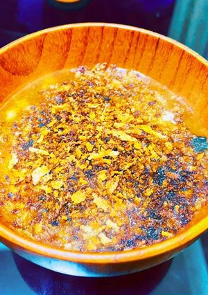 鰹出汁と生姜の雑煮パン粉がけ-レシピのメイン写真