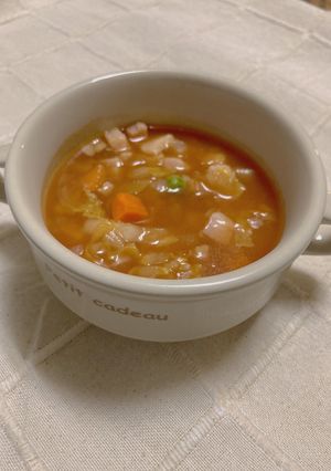 白菜のミネストローネ-レシピのメイン写真