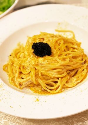元料理長！からすみ、雲丹クリームパスタ-レシピのメイン写真
