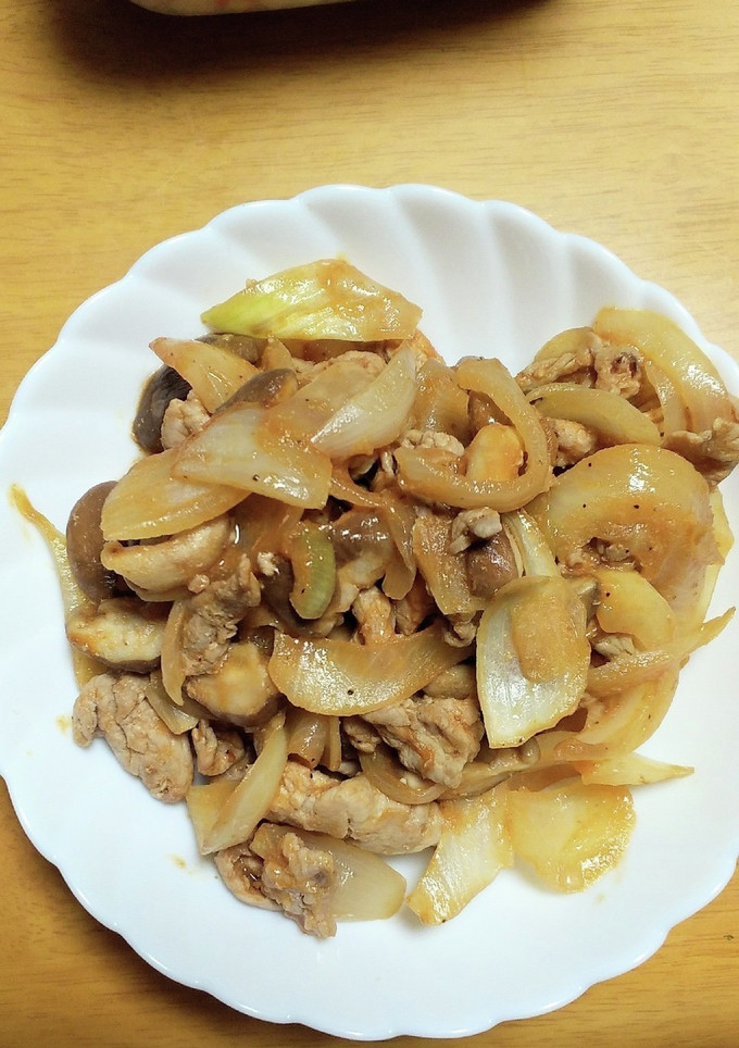 豚肉ときのこのケチャップ炒め-レシピのメイン写真