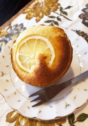 HMで映え♪レモンバニラのカップケーキ-レシピのメイン写真