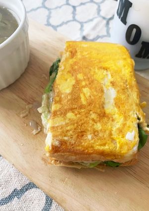 キャンプ飯 ワンパントースト-レシピのメイン写真