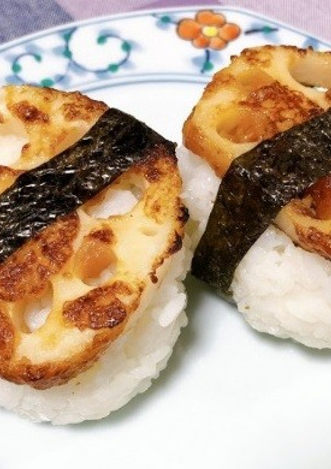 からし蓮根風おにぎり-レシピのメイン写真
