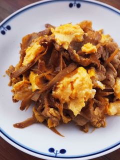 ごぼう使い切り!ごぼうと豚肉のカレー炒め-レシピのメイン写真