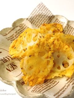 簡単おつまみ♡れんこんチーズせんべい-レシピのメイン写真