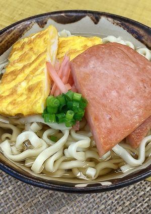 いつものポークで沖縄そば-レシピのメイン写真