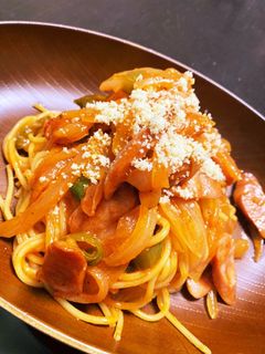 簡単!懐かしのナポリタン-レシピのメイン写真