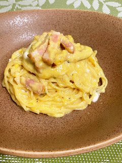 絶品☆焼きパプリカのカルボナーラ-レシピのメイン写真