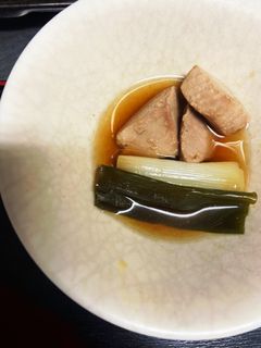 ネギとマグロの煮物-レシピのメイン写真