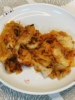 材料3つ!キムチれんこん焼き餅-レシピのメイン写真