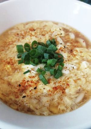 超簡単！あんかけ玉子とじうどん！！-レシピのメイン写真