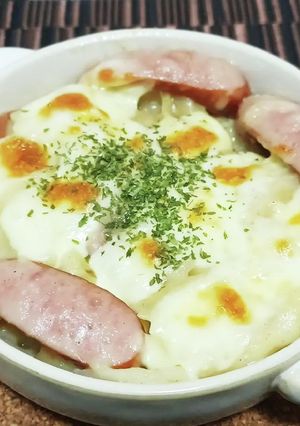 超簡単!ファルファッレのポテトグラタン-レシピのメイン写真