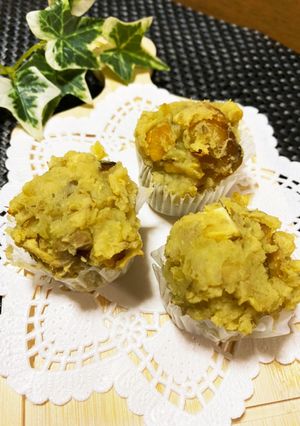 素朴なスイートポテト♡栗いり-レシピのメイン写真