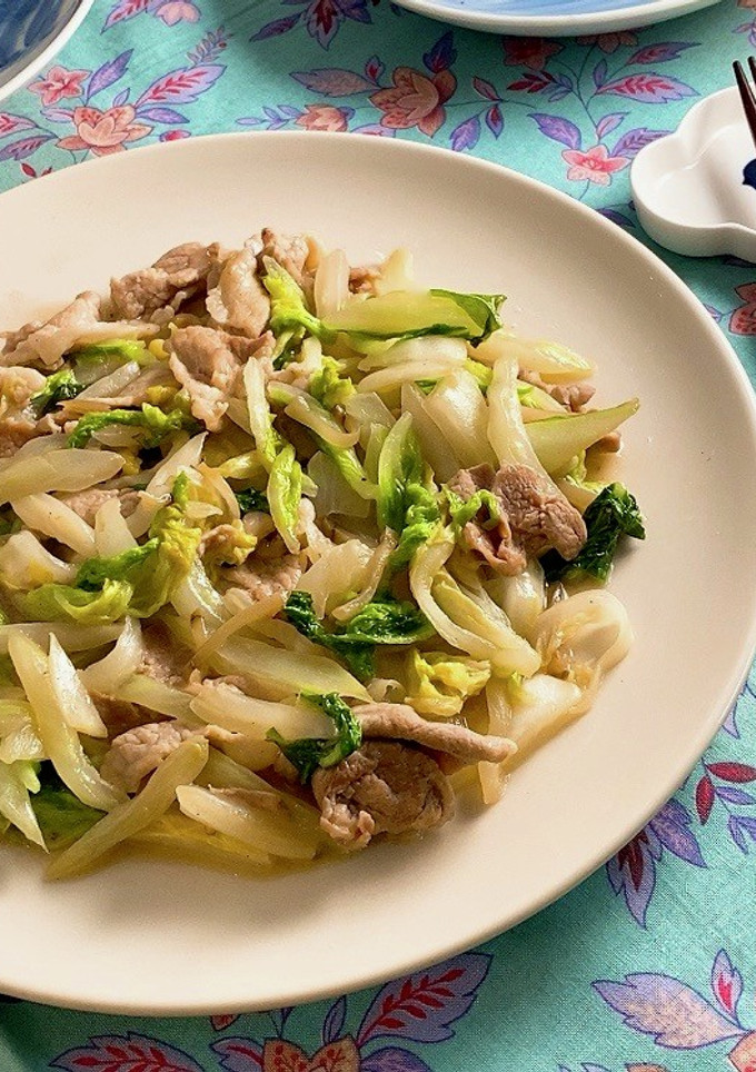 ＊白菜と豚肉とザーサイの中華風炒め＊-レシピのメイン写真