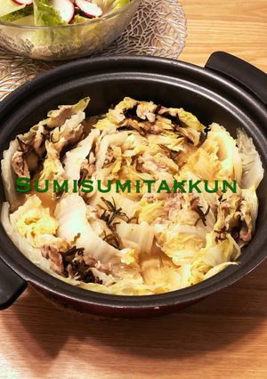 簡単♪豚肉と白菜の塩昆布ミルフィーユ♡-レシピのメイン写真