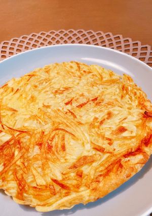 千切りポテトのハムチーズパンケーキ-レシピのメイン写真