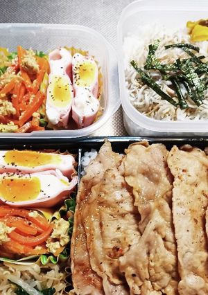 高校生息子＆旦那弁当（1/12）-レシピのメイン写真