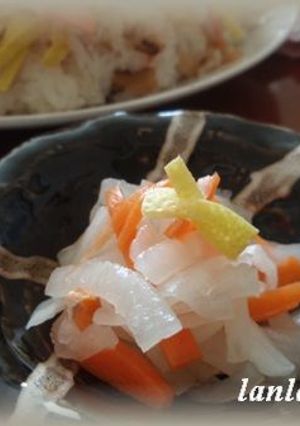我家の『紅白なます』-レシピのメイン写真