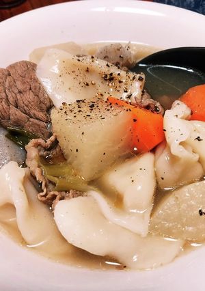 野菜たっぷり牛肉ダシダスープ-レシピのメイン写真
